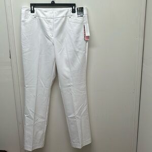 New York & Co. 7th Avenue White Dress Pants - Size 14